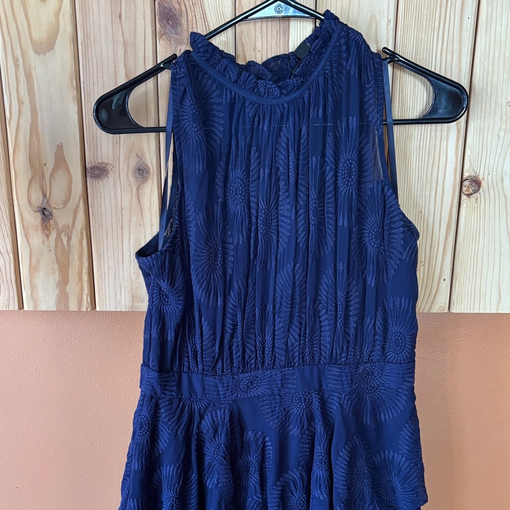 Ted Baker Navy Tiered Dress - Picture 3 of 7